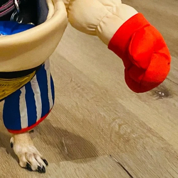 EUC [Halloween Costumes] Pro Boxer + Belt Dog Cat Pet Halloween Costume Sz Small - Picture 7 of 10